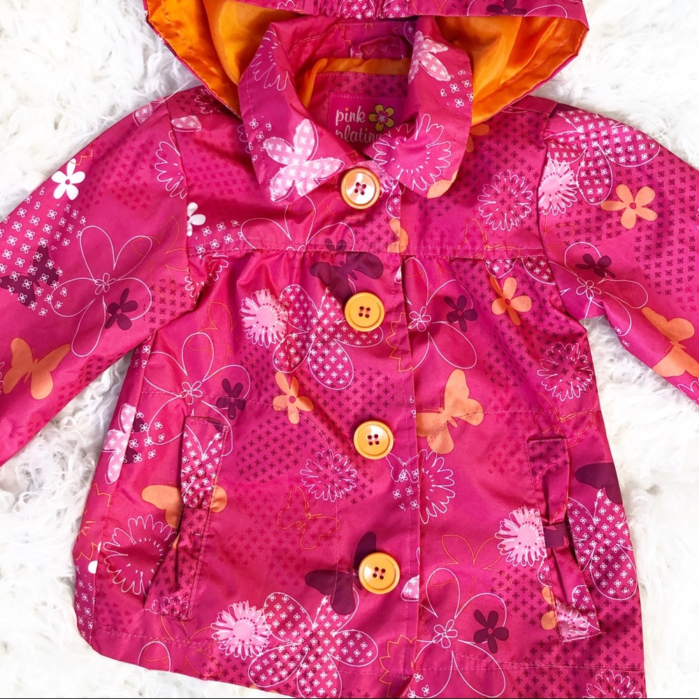 NWOT Pink Platinum  Girls Pink Spring Jack…